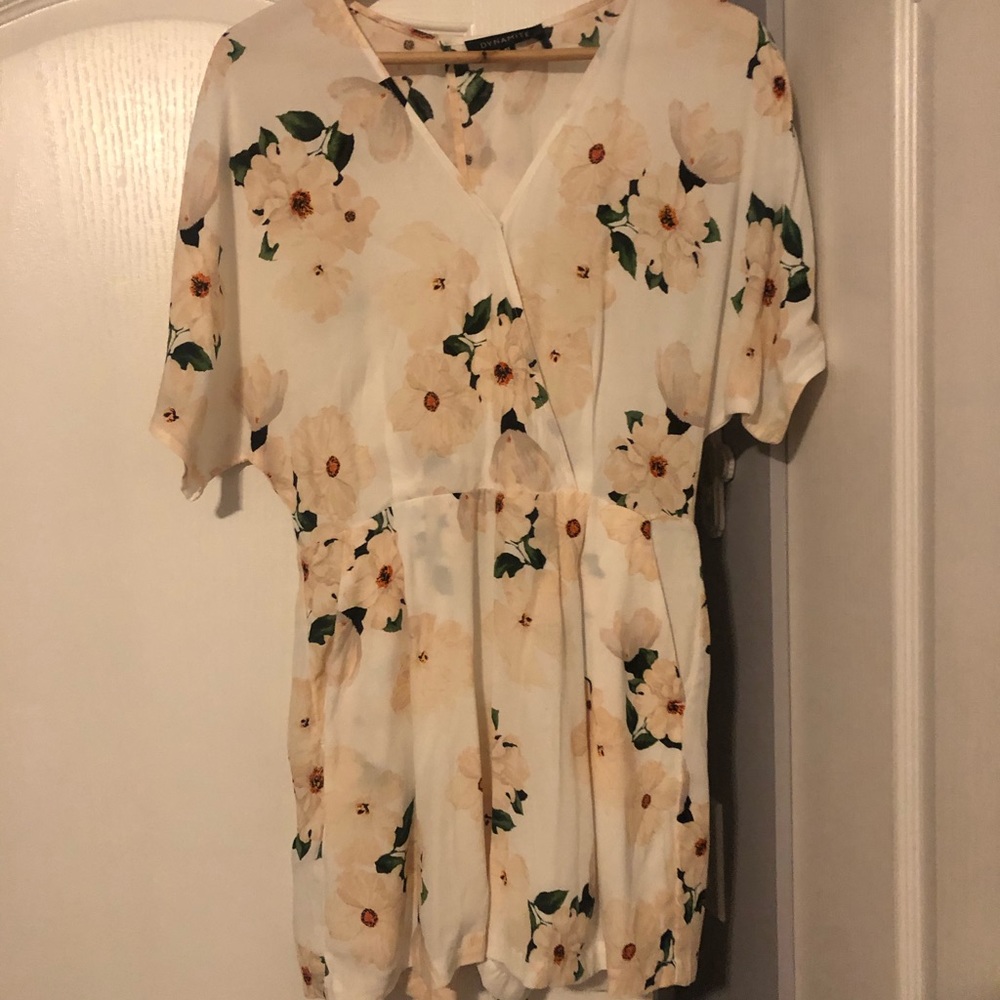 Dynamite Floral Romper
